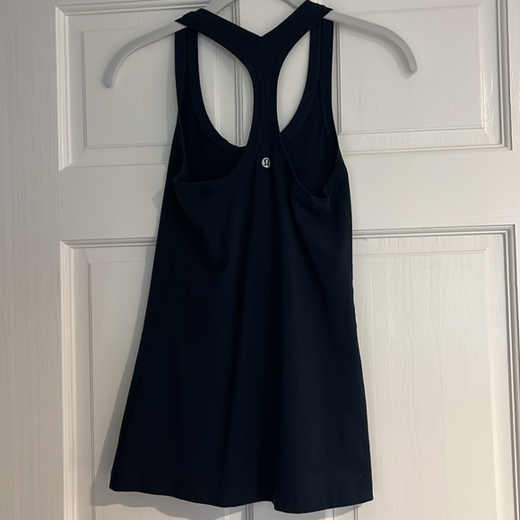 Lululemon Navy Cool Racerback Tank - Picture 2 of 3